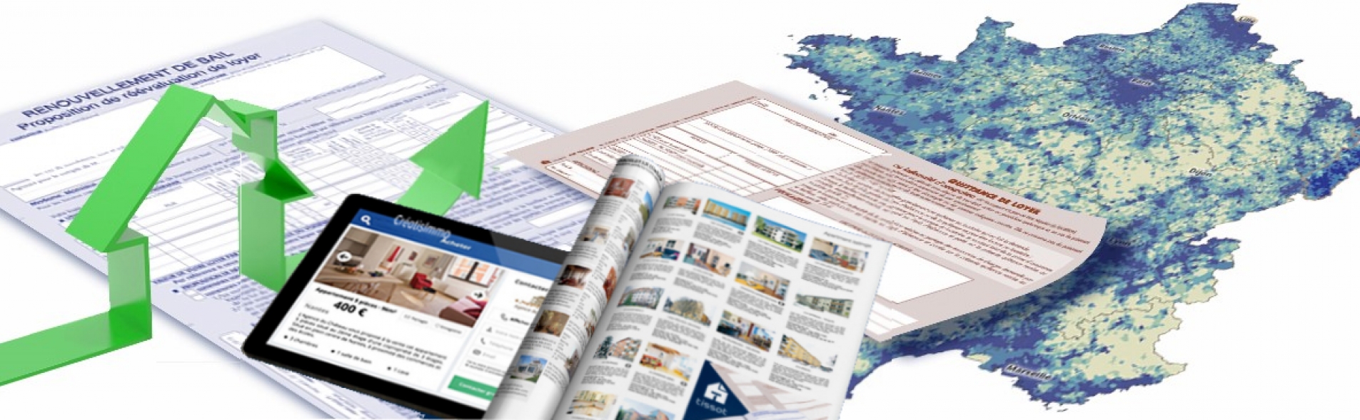 Annonces immobilières encadrement des loyers de référence affichage barèmes au 1er avril 2022